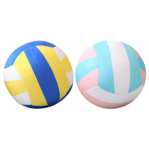 Alasum 2St Volleyball-Plüschtier flugball Volleyball Zimmerdekoration zum Thema Strand Fußballgeschenke für Mädchen spielzeuge kinderspielzeug Volleyballgeschenk Stoff von Alasum