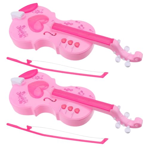 Alasum Musikspielzeug Für Kleinkinder 2 Stück Mini-geigenspielzeug Musik-erziehungsspielzeug Musik-aufklärungsspielzeug Musikinstrument Für Kinder Zufällige Farbe von Alasum
