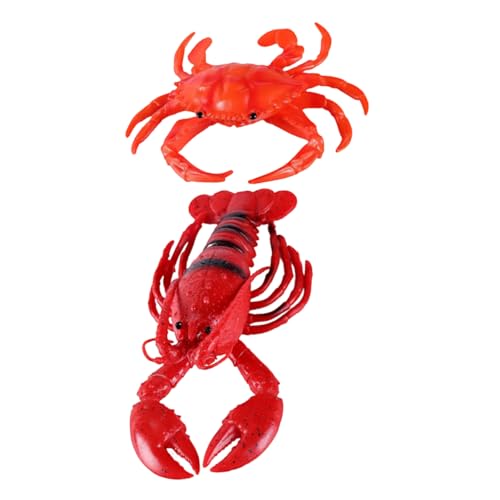 Alasum 2St kneifen für kinderspielzeug Glowing Toys für Erwachsene Langlebiges crabtoy Stress- Partygeschenke weiches Gummi rot von Alasum