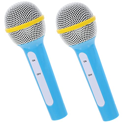 Alasum Kinder Microphone Spielzeug Für Kinder 2st Simuliertes Mikrofon Kinderspielzeug Mikrofone Spielzeugmikrofon Für Karaoke Für Simulation Mikrofon Party-Requisite Spielspielzeug Vorgeben Plastik von Alasum