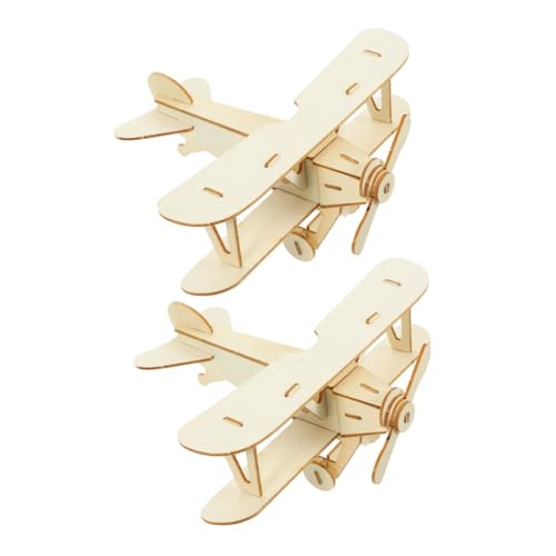 Alasum 2pcs Pädagogisches Holzhandwerk Modell Flugzeugbaubares Kit Für Stem -lernschule Projekte Interaktive Physik Demonstrationen Alasum 2pcs Pädagogisches Holzhandwerk Modell Flugzeugbaubares Kit Für Stem -lernschule Projekte Interaktive Physik Demonstrationen von Alasum