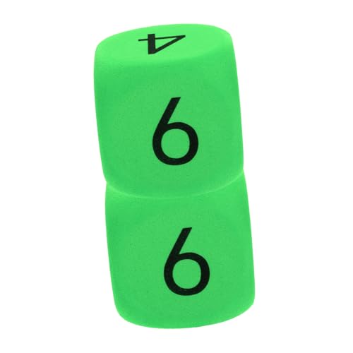 Alasum 2 Stück Riesenwürfel Für Kinder Großes Übergroßes Schaumstoffwürfel-Set Lernspielzeug Für Partyspiele Im Klassenzimmer Zum Spielen Für Kinder von Alasum