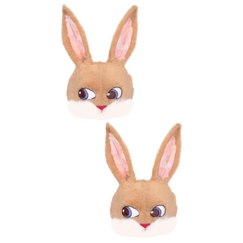 Alasum 2st Kaninchen Plüsch Maske Cosplay-kostüm-stütze Kaninchenmasken Für Frauen -maske Faschingskostüm Party Requisiten Realistische Katzenmaske Osterhase Hasenohren-stirnband Pvc Alasum 2st Kaninchen Plüsch Maske Cosplay-kostüm-stütze Kaninchenmasken Für Frauen -maske Faschingskostüm Party Requisiten Realistische Katzenmaske Osterhase Hasenohren-stirnband Pvc von Alasum
