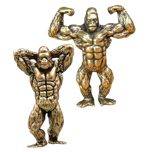 Alasum 2st Orang-utan-Dekoration Desktop-Gorilla-Miniatur Tierfigur Schreibtischschmuck Gorilla-Ornament Miniatur-tierdekor Gorilla-actionfigur Golden Legierungsverkupferung Alasum 2st Orang-utan-Dekoration Desktop-Gorilla-Miniatur Tierfigur Schreibtischschmuck Gorilla-Ornament Miniatur-tierdekor Gorilla-actionfigur Golden Legierungsverkupferung von Alasum