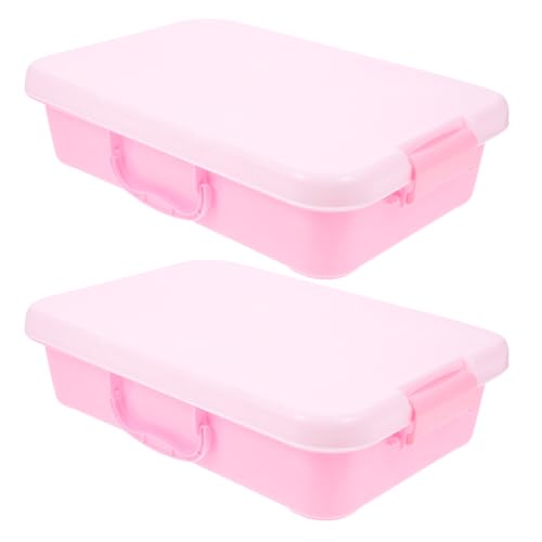Alasum 2st Sandtisch- Sandkasten Mit Deckel Spielzeugkisten Weidenkorb Spielzeugkorb Aufbewahrung Von Kinderspielzeug Strand Tischsandkästen Sandbehälter Abs Rosa Alasum 2st Sandtisch- Sandkasten Mit Deckel Spielzeugkisten Weidenkorb Spielzeugkorb Aufbewahrung Von Kinderspielzeug Strand Tischsandkästen Sandbehälter Abs Rosa von Alasum