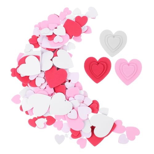 Alasum 3 Packungen Puzzle Patches Scrapbook Aufkleber Puzzles Nagelaufkleber Kinderaufkleber Herzaufkleber Sticker Abziehbilder Dekorative DIY Aufkleber Valentinstag Herz Etiketten von Alasum