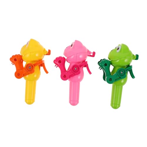 Alasum Frosch-Lolli-aufbewahrungsmaschine Für Kleinkinder 3-teiliger Lolli- Spielzeug Kaugummiroboter Für Jungen Und Mädchen Seifenblasenmäher-Themen von Alasum