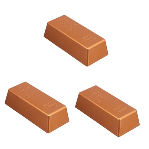 Alasum 3 STK Silberbarren Spielzeugsteine Simulationsbarren Ziegel Dekorationen Piratenbars buisiness plastikenten Decor Spielzeug aus Kupferstangen dekorativer Kupferbarren Alasum 3 STK Silberbarren Spielzeugsteine Simulationsbarren Ziegel Dekorationen Piratenbars buisiness plastikenten Decor Spielzeug aus Kupferstangen dekorativer Kupferbarren von Alasum