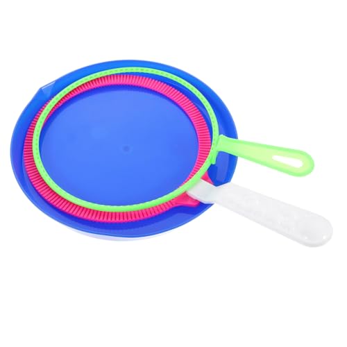 Alasum 3 Stück Blasenstock für kinderspielzeug + Toys tiegerkostuem + Kinderspiele großer Seifenblasenstab Blasenkreis Blasenmacher Plastik von Alasum
