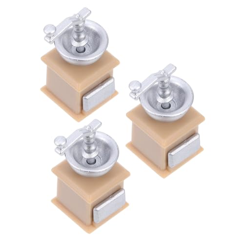 Alasum 3stücke Teiliges Mini Kaffee Handgefertigtes Zubehör Miniatur Kaffeemaschine Für Kreative Rollenspiele Für Küchendekoration Dollhouses von Alasum