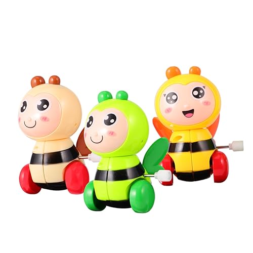 Alasum Aufzieh-Bienen 3 Stück Uhrwerk-Spielzeug Pädagogisches Spielzeug Für Jungen Und Mädchen Geburtstag Für Jungen Und Mädchen Zufällig von Alasum