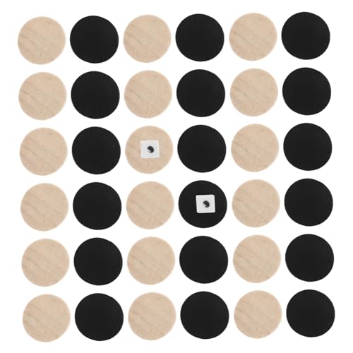 Alasum 30pcs Holz Backgammon Stücke Spiel Zubehör Ersatz Für Backgammon Checkers Alasum 30pcs Holz Backgammon Stücke Spiel Zubehör Ersatz Für Backgammon Checkers von Alasum