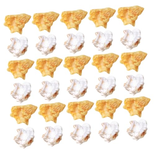Alasum 30 Stück Gefälschtes Popcorn, Künstliche Popcorn-Requisite, Popcorn-Modell, Simuliertes Popcorn Zur Anzeige von Alasum