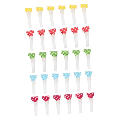 Alasum 30 Stücke Bunte Dot Blowouts Pfeifen Jungen Und Mädchen Party Krachmacher Spielzeug Horn Trompete Gebläse Für Geburtstag Feiern Alasum 30 Stücke Bunte Dot Blowouts Pfeifen Jungen Und Mädchen Party Krachmacher Spielzeug Horn Trompete Gebläse Für Geburtstag Feiern von Alasum