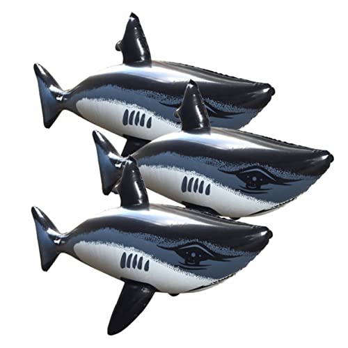 Alasum 3St Aufblasbare Hai-Spielzeuge für kinderspielzeug für draußen Water Toys Aqua Kid Toys Schwimmspielzeug Wasserspielzeug Black Alasum 3St Aufblasbare Hai-Spielzeuge für kinderspielzeug für draußen Water Toys Aqua Kid Toys Schwimmspielzeug Wasserspielzeug Black von Alasum