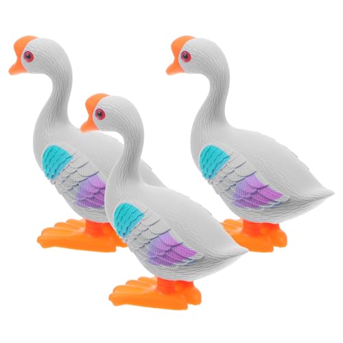 Alasum Entzückendes Springendes Aufzieh-gansspielzeug 3-teiliges Set Uhrwerk-tanzspielzeug Für Kinder Lehrreich Und Unterhaltsam von Alasum