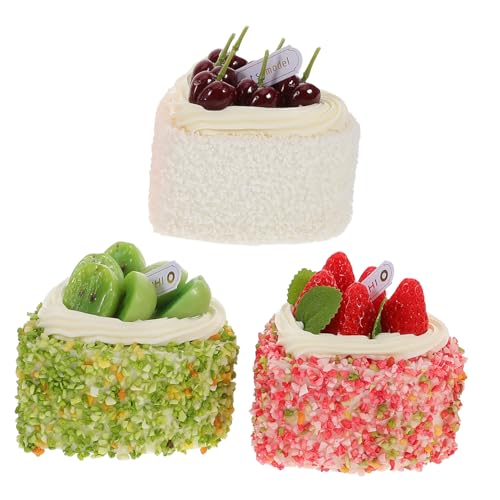 Alasum 3St Kuchen-Modell Kuchen Modell Herz Kuchen Realistische Kuchen Deko Fake Kuchen Falscher Kuchen Dessert-Simulationsmodell gefälschte Geburtstagstorte Faux Food Hartschaum Alasum 3St Kuchen-Modell Kuchen Modell Herz Kuchen Realistische Kuchen Deko Fake Kuchen Falscher Kuchen Dessert-Simulationsmodell gefälschte Geburtstagstorte Faux Food Hartschaum von Alasum