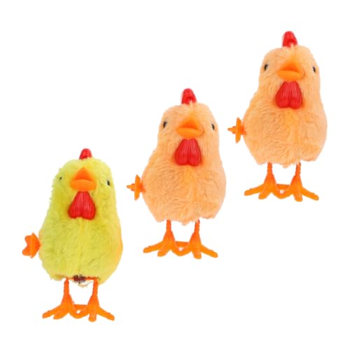Alasum 3 Stücke Wind-up Huhn Spielzeug Vogel Plüsch Springen Hühner für Alasum 3 Stücke Wind-up Huhn Spielzeug Vogel Plüsch Springen Hühner für von Alasum