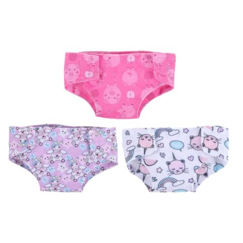 Alasum Doll Clothes 3st Puppenkleidung Puppenaugen So Tun, Als Ob Puppenzubehör Würden Wiederverwendbare Puppenhöschen Puppen Höschen Puppenunterwäsche Vortäuschen Stoff Puppen Kleidungsset Alasum Doll Clothes 3st Puppenkleidung Puppenaugen So Tun, Als Ob Puppenzubehör Würden Wiederverwendbare Puppenhöschen Puppen Höschen Puppenunterwäsche Vortäuschen Stoff Puppen Kleidungsset von Alasum