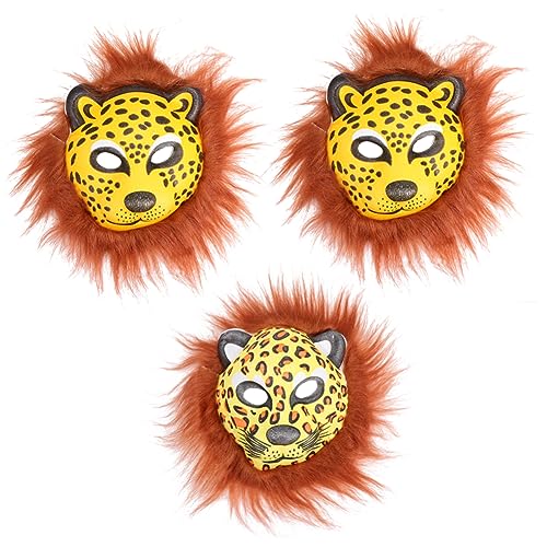 Alasum Halloween-festival-masken-set 3-teilig Geparden-tiermasken Weicher Plüsch Atmungsaktiv Lustige Requisite Für Erwachsene Zufällige Farbe Alasum Halloween-festival-masken-set 3-teilig Geparden-tiermasken Weicher Plüsch Atmungsaktiv Lustige Requisite Für Erwachsene Zufällige Farbe von Alasum