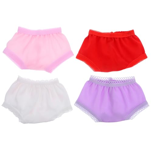 Alasum 4 Stück 18-Zoll-puppenhöschen Puppenunterwäsche Unterhose Für Babypuppen Puppensocken Zubehör Für Babypuppen Mädchenspielzeug Unterwäsche Für Neugeborene Puppen Polyester Alasum 4 Stück 18-Zoll-puppenhöschen Puppenunterwäsche Unterhose Für Babypuppen Puppensocken Zubehör Für Babypuppen Mädchenspielzeug Unterwäsche Für Neugeborene Puppen Polyester von Alasum