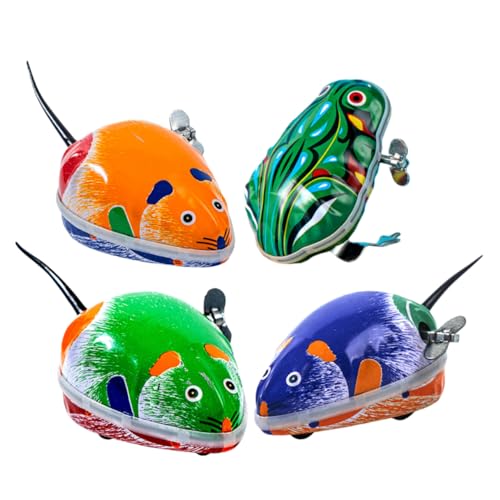 Alasum 4 Stücke Tier Wind up Spielzeug Eisen Material Kinder Spielzeug Walking Uhrwerk Spielzeug Alasum 4 Stücke Tier Wind up Spielzeug Eisen Material Kinder Spielzeug Walking Uhrwerk Spielzeug von Alasum