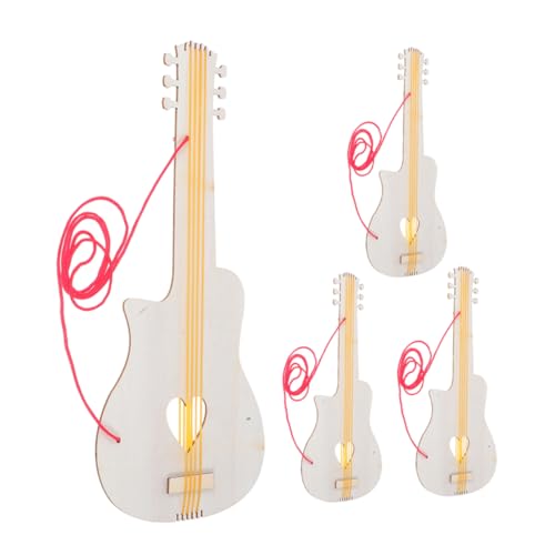 Alasum 4 Stück DIY Holz Gitarre für Malen und Basteln Fördert Kreative Aktivitäten und Musikalisches Lernen für Kindergarten und Zuhause Alasum 4 Stück DIY Holz Gitarre für Malen und Basteln Fördert Kreative Aktivitäten und Musikalisches Lernen für Kindergarten und Zuhause von Alasum