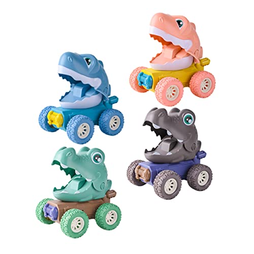 Alasum 4 Stück Dinosaurier-Auto Für Für 1 Jährigen Jungen Für Kleinkinder Cartoon- Autospielzeug Jungs- Mini- Plastik Alasum 4 Stück Dinosaurier-Auto Für Für 1 Jährigen Jungen Für Kleinkinder Cartoon- Autospielzeug Jungs- Mini- Plastik von Alasum