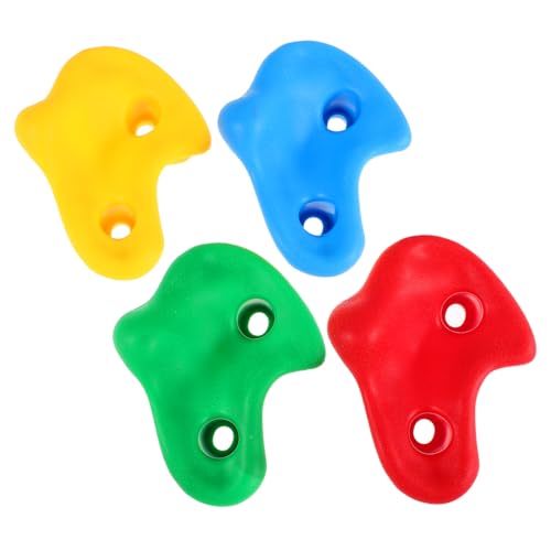 Alasum 4 Stück Klettern Für Klettergriffe An Felswänden Kletterwand Für Kletterstein Zum Klettern An Der Wand Kletterspielzeug Für Kleinkinder Kletterfelsen Metall von Alasum