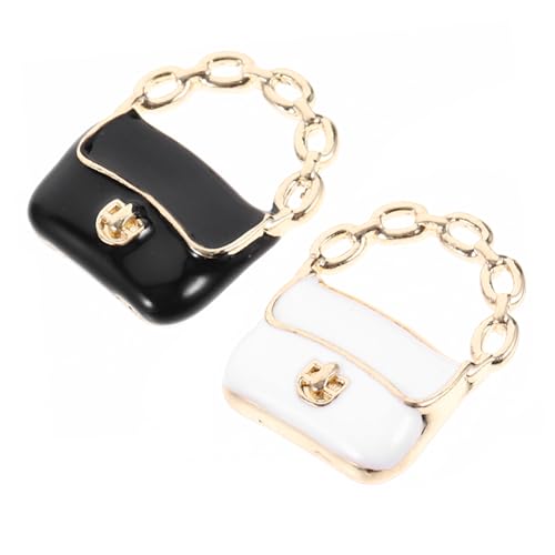 Alasum 4 Stücke Miniatur Modell Miniatur Puppe Geldbörse für Puppenhaus Mini Tasche Modelle Legierung Material Handheld Tasche Puppenhaus Zubehör von Alasum