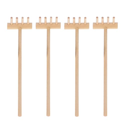 Alasum 4 Stück Mini-Holzrechen und Sandrechen Sandkasten Rechen Miniaturgartenwerkzeuge holzspielzeug Sandspielzeug Sandkasten Miniaturen Rechen Sandkasten-Rechen-Bastelarbeiten Khaki Alasum 4 Stück Mini-Holzrechen und Sandrechen Sandkasten Rechen Miniaturgartenwerkzeuge holzspielzeug Sandspielzeug Sandkasten Miniaturen Rechen Sandkasten-Rechen-Bastelarbeiten Khaki von Alasum
