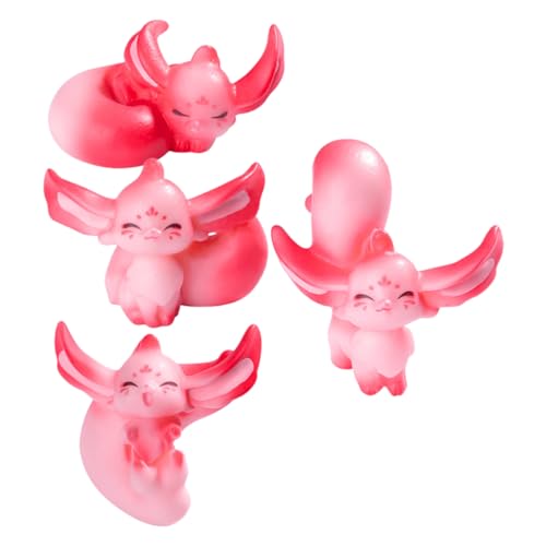 Alasum Mini-Figuren 4 Stück Dekorative Harz-Ornamente Spielzeug-skulptur Für Halloween Weihnachten Home Office Decor von Alasum