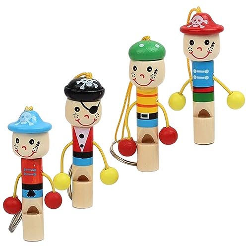 Alasum 4 Stück Pfeife musikinstrumente holzspielzeug piratenzubehor Musikalisches holzflöte frühpädagogische Instrumente kreatives Instrumentenspielzeug hölzern Alasum 4 Stück Pfeife musikinstrumente holzspielzeug piratenzubehor Musikalisches holzflöte frühpädagogische Instrumente kreatives Instrumentenspielzeug hölzern von Alasum