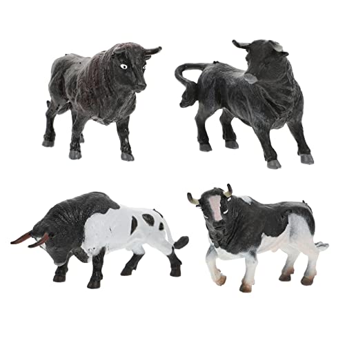 Alasum Miniatur Kuh Verzierungen Bull Spielzeug Figuren Set für Home Office Klassenzimmer Alasum Miniatur Kuh Verzierungen Bull Spielzeug Figuren Set für Home Office Klassenzimmer von Alasum