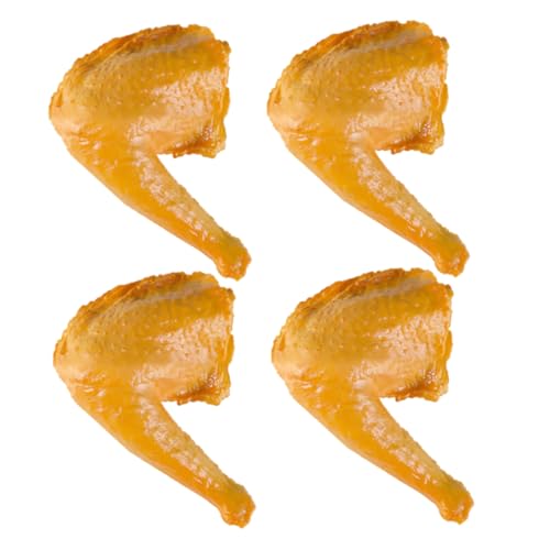 Alasum Realistische Huhn Spielzeug Beine 4 Stücke Gefälschte Huhn Drumsticks Künstliche Lebensmittel von Alasum