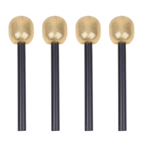 Alasum 4 Stück Simuliertes Goldenes Mikrofon Karaoke- Lernspielzeug -Karaoke-Requisite Spielzeugmikrofon Für Gefälschtes Mikrofon Mikrofon- Sport Alasum 4 Stück Simuliertes Goldenes Mikrofon Karaoke- Lernspielzeug -Karaoke-Requisite Spielzeugmikrofon Für Gefälschtes Mikrofon Mikrofon- Sport von Alasum