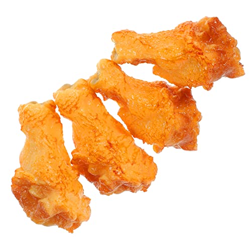 Alasum 4 Stück Simuliertes Huhn Künstliches Fleisch Realistisches Spiellebensmittel PVC Fakelebensmittel Für Alasum 4 Stück Simuliertes Huhn Künstliches Fleisch Realistisches Spiellebensmittel PVC Fakelebensmittel Für von Alasum