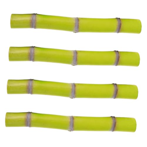 Alasum 4 Stück Simuliertes Zuckerrohrmodell Dandiya-Sticks Rohrzucker Bambuspfähle Zuckerrohrpflanze Bambusstöcke Pflanzenpfähle aus Bambus Zuckerrohr-Sticks Plastik Light Green Alasum 4 Stück Simuliertes Zuckerrohrmodell Dandiya-Sticks Rohrzucker Bambuspfähle Zuckerrohrpflanze Bambusstöcke Pflanzenpfähle aus Bambus Zuckerrohr-Sticks Plastik Light Green von Alasum