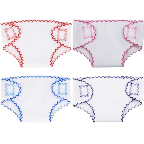 Alasum Windeln für Babypuppen 18 Zoll Puppenzubehör 4 Stück Wiederverwendbar und Lustig für Jungen und Mädchen Alasum Windeln für Babypuppen 18 Zoll Puppenzubehör 4 Stück Wiederverwendbar und Lustig für Jungen und Mädchen von Alasum