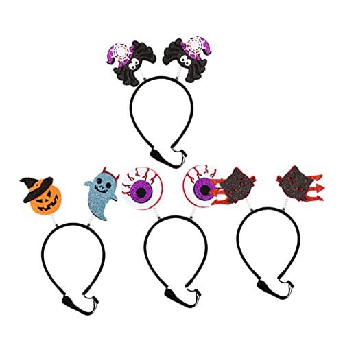 Alasum 4 Stück Teiliges Halloween Haustier Kopfschmuck Spinnen Hexenhut Augen und Kürbisdesign Weicher Filz Bequemes Hundekostüm Haarreif für Halloween Party und Cosplay Alasum 4 Stück Teiliges Halloween Haustier Kopfschmuck Spinnen Hexenhut Augen und Kürbisdesign Weicher Filz Bequemes Hundekostüm Haarreif für Halloween Party und Cosplay von Alasum