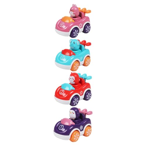 Alasum 4 Stück Trägheitsauto für kinderspielzeug Kinderfreundliches Toys for Kompaktes Tierauto Fahrzeugspielzeug zurückziehen Plastik Alasum 4 Stück Trägheitsauto für kinderspielzeug Kinderfreundliches Toys for Kompaktes Tierauto Fahrzeugspielzeug zurückziehen Plastik von Alasum