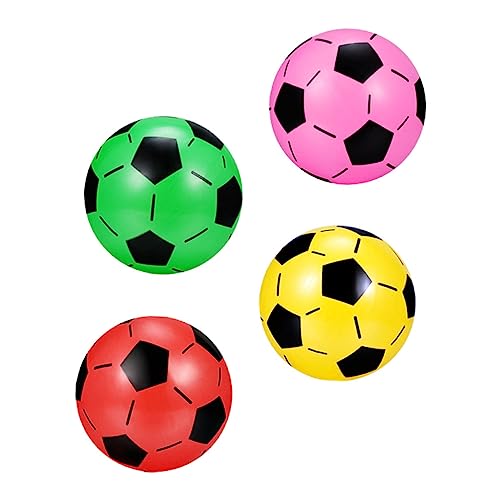 Alasum 6 Aufblasbare Fußball-spielzeuge Aus Kunststoff Spaß Für Drinnen Und Draußen Zufällige Farbe von Alasum