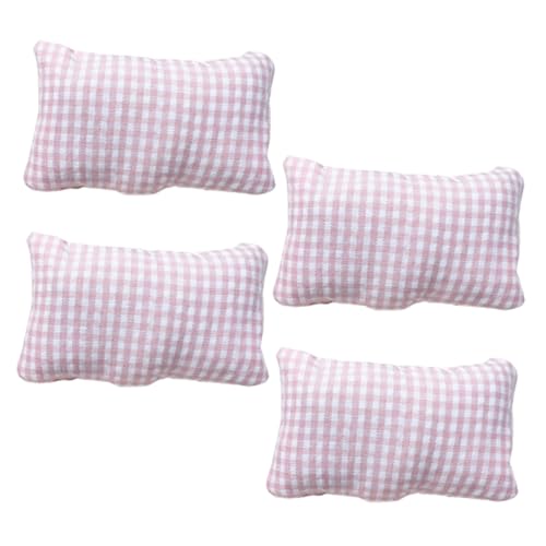 Alasum 4 Stück puppenhauszubehör Sofa Dekoration Miniatur kleines Kissen Körperkissenbezüge Puppenbett Liege verschleißfestes gefälschtes Kissen Puppenkissen-Modell PP Baumwolle Alasum 4 Stück puppenhauszubehör Sofa Dekoration Miniatur kleines Kissen Körperkissenbezüge Puppenbett Liege verschleißfestes gefälschtes Kissen Puppenkissen-Modell PP Baumwolle von Alasum