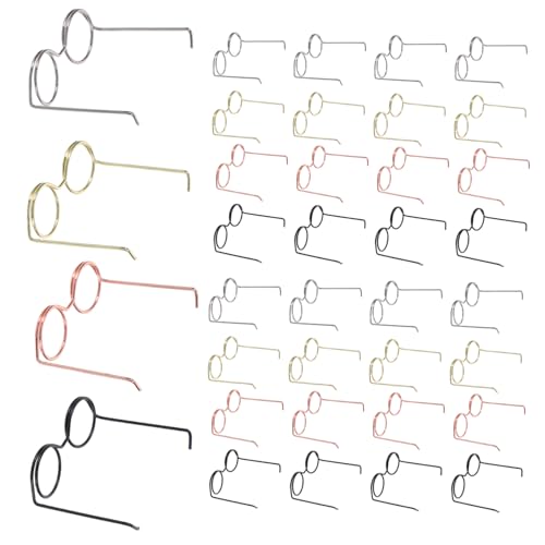 Alasum 40 Stück Mini -Rahmenbrille Puppenbrillen Puppenhauszubehör stilvolles Brillenspielzeug Brillenrequisiten zum Anziehen Brillenspielzeug zum Anziehen Stahldraht Alasum 40 Stück Mini -Rahmenbrille Puppenbrillen Puppenhauszubehör stilvolles Brillenspielzeug Brillenrequisiten zum Anziehen Brillenspielzeug zum Anziehen Stahldraht von Alasum
