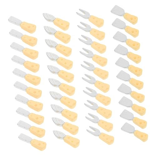Alasum 40 Stück kleines Hausmodell Puppenhaus Mops zartes Geschirrdekor Mini-Küchenutensilien Mini-Messer-Schaufel- kleines Hauszubehör Miniatur-Küchengeschirr Harz Gelb Alasum 40 Stück kleines Hausmodell Puppenhaus Mops zartes Geschirrdekor Mini-Küchenutensilien Mini-Messer-Schaufel- kleines Hauszubehör Miniatur-Küchengeschirr Harz Gelb von Alasum
