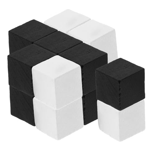 Alasum Schachfiguren Aus Holz 40 Stück Quadratische Form Ideal Zur Entwicklung des Denkens und Zur Verbesserung Alasum Schachfiguren Aus Holz 40 Stück Quadratische Form Ideal Zur Entwicklung des Denkens und Zur Verbesserung von Alasum