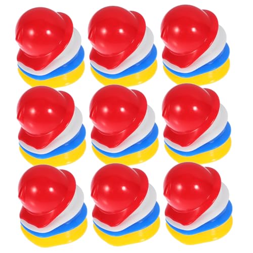 Alasum Realistische Mini-helme – 40-teiliges Bauhelm-Set Für Puppen Kunststoff-schutzhelm-Set Mit Dekorativen Details von Alasum