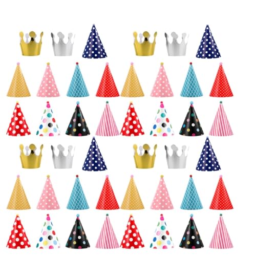 Alasum 11 Sets Selbstklebende Papierkappen Für Kinder 44-teiliges Party-geburtstagshut Kronenhut Für Kindergeburtstage Alasum 11 Sets Selbstklebende Papierkappen Für Kinder 44-teiliges Party-geburtstagshut Kronenhut Für Kindergeburtstage von Alasum