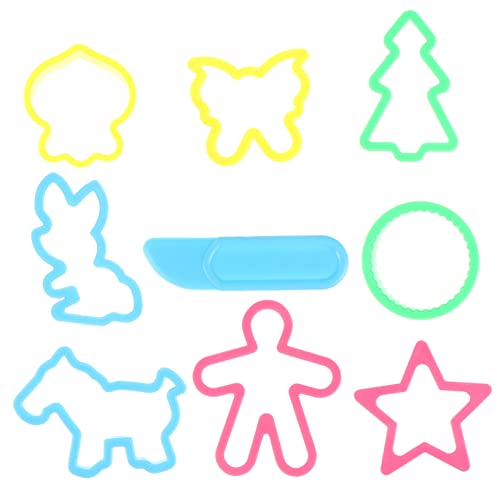 Alasum 45 Stück Tonform färben für Ton für basteln Arts and Crafts for gastgeschenke Kindergeburtstag Plastilin-Form Modell aus ton selber Machen Plastik von Alasum