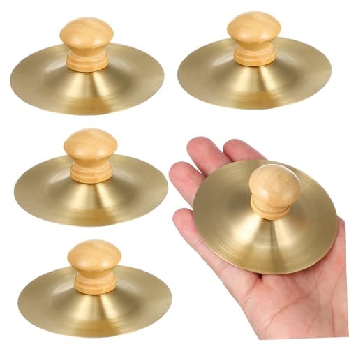 Alasum 4Stücke Fingerbecken aus Mini Musikinstrumente für Tanz Unterhaltung für Bauchtanz und Kinderfeste Robust und Langlebig Alasum 4Stücke Fingerbecken aus Mini Musikinstrumente für Tanz Unterhaltung für Bauchtanz und Kinderfeste Robust und Langlebig von Alasum